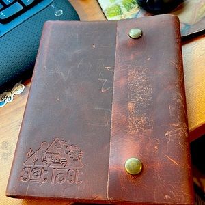 Leather browned, journal